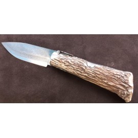 Navaja machete Expósito acero de damasco y olivo - Ganivetería Roca